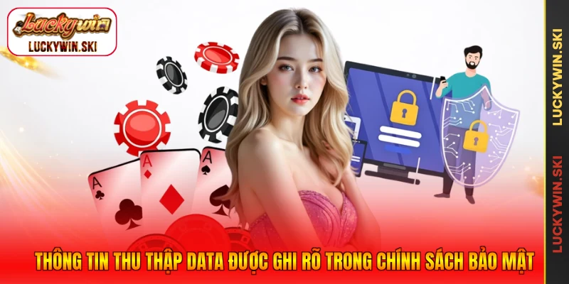 Thông tin thu thập data được ghi rõ trong chính sách bảo mật