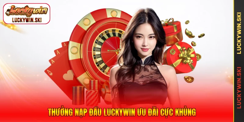 Thưởng nạp đầu Luckywin ưu đãi cực khủng